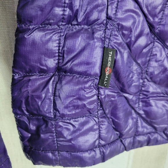 The North Face Thermoball Quilted Jacket‎ Coat Purple Size Small - Picture 8 of 9
